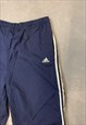 ADIDAS TRACK PANTS ELASTICATED WAIST JOGGERS