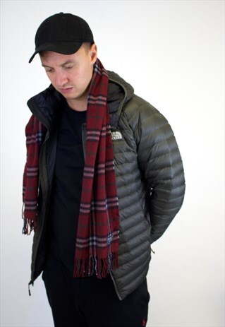 VINTAGE BURBERRY TRADITIONAL CASHMERE CHECKED SCARF