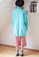 MINT BLUE LIGHTWEIGHT RAINCOAT JACKET