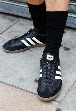 VINTAGE ADIDAS ORIGINALS LEATHER TRAINERS