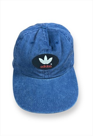 Vintage Adidas Originals Cap Blue Hat Mens One Size
