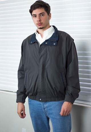 VINTAGE BOMBER JACKET 90S L 18.2