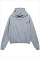 RAISED NECK HOODIE UTILITY TOP GORPCORE JUMPER IN BLACK