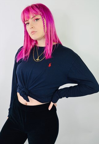 VINTAGE RALPH LAUREN EMBROIDERED T-SHIRT