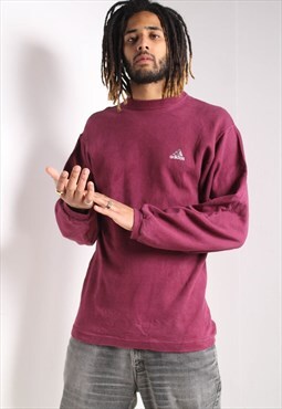 Vintage Adidas Sweatshirt Maroon