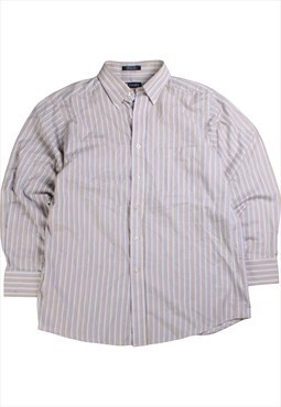 Vintage 90's Chaps Ralph Lauren Shirt Stripped Long Sleeve