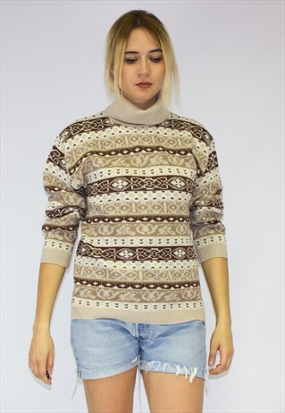 VINTAGE 70'S TURTLE NECK SWEATER