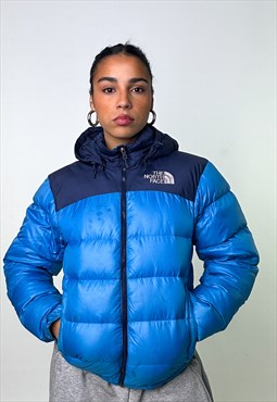 Blue The North Face Nuptse 700 Puffer Jacket