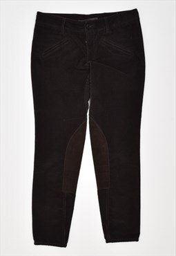 Vintage 90's Prada Trousers Skinny Casual Corduroy Brown