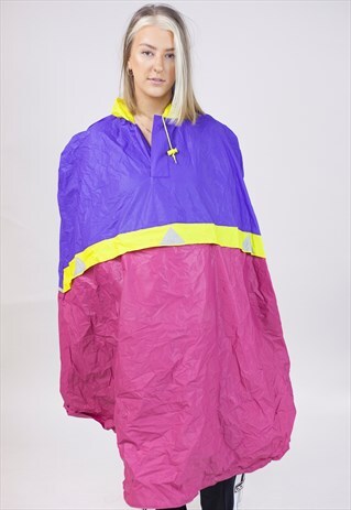 VINTAGE 90S PONCHO SHELL JACKET