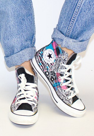 Retro 90's Patterned Converse | Florrie Janes Vintage | ASOS Marketplace