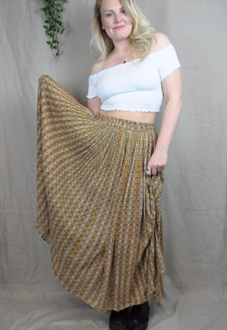 FLORAL MIDI SKIRT