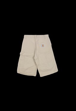 Vintage 90s Carhartt Cargo Shorts in Cream