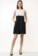 00s Vintage Woman Max Mara Black Mini Dress 5672