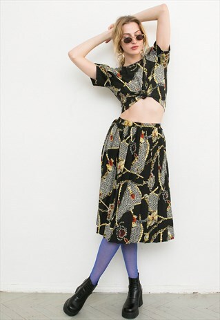 VINTAGE CO-ORD SET SKIRT AND TOP