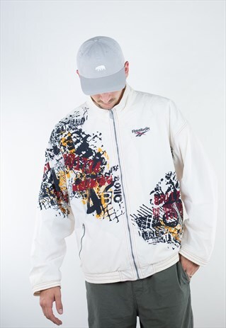 VINTAGE REEBOK 90S COLORFUL TENNIS JACKET