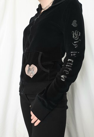 VELOUR Y2K HOODIE