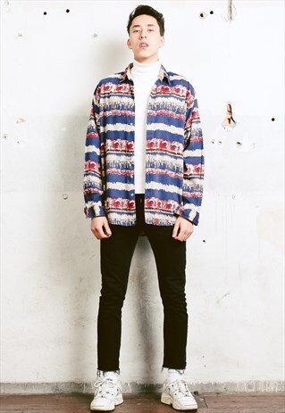 VINTAGE 90S PATTERNED SHIRT