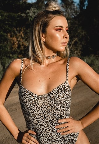 LEOPARD PRINT BODYSUIT