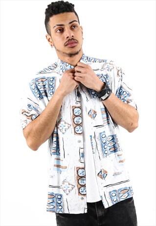 VINTAGE PATTERNED SHIRT PSAW420D