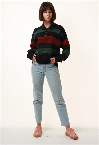 90S VINTAGE JOCKEY OLDSCHOOL WOOL JUMPER 14279