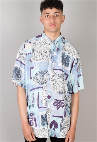 VINTAGE PATTERN SHIRT PTS147