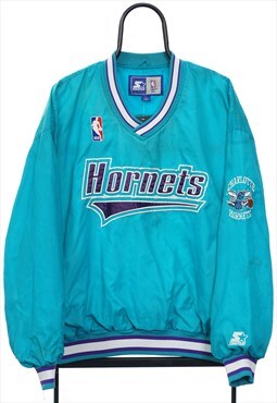 Vintage Starter NBA Charlotte Hornets Blue Tracksuit Top