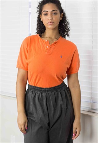VINTAGE POLO RALPH LAUREN T-SHIRT LOGO 90S X 7.6