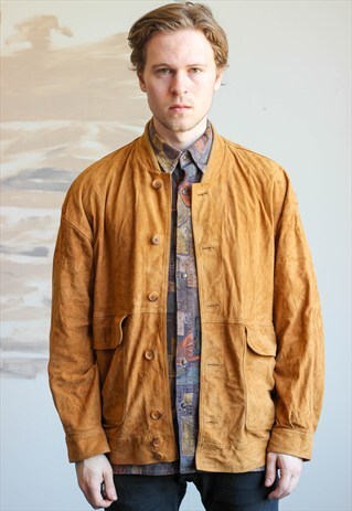 VINTAGE SUEDE BOMBER JACKET