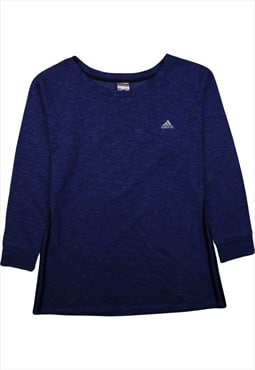 Adidas 90's Lightweight Crew Neck Sweatshirt XLarge Blue