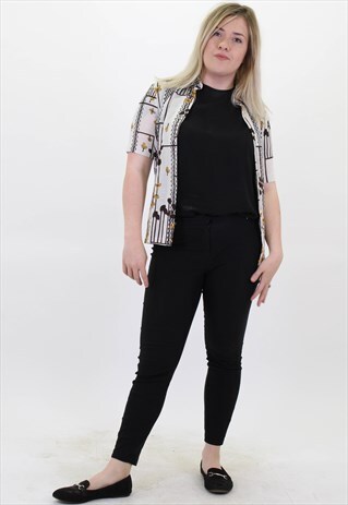VINTAGE ABSTRACT PATTERN FESTIVAL SHIRT