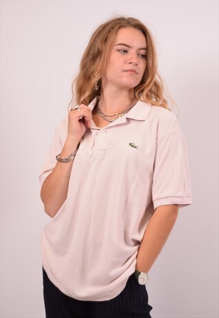 VINTAGE LACOSTE POLO SHIRT PINK