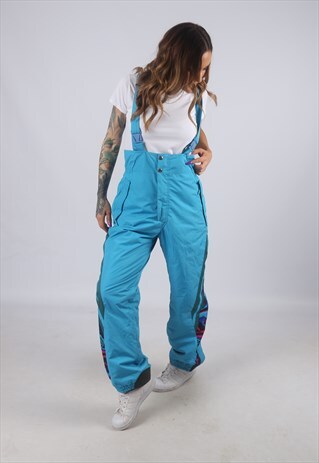 VINTAGE FILA SKI SNOW PANTS TROUSERS BRACES (9KDL)