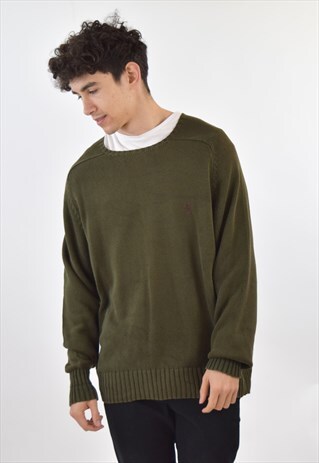 VINTAGE 90S GREEN RALPH LAUREN KNIT SWEATER
