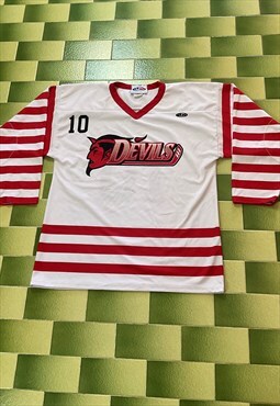 Devils 10 Ice Hockey Jersey Cardiff Devils Size Mens Large