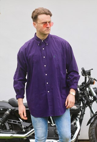 RALPH LAUREN BLAKE USA TYRIAN PURPLE VINTAGE SHIRT