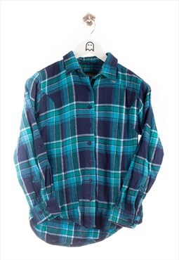 Vintage  Stillwater  Flannel Shirt Basic Turquoise