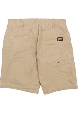 Vintage 90's Timberland Shorts Baggy Chino Tan Brown 34