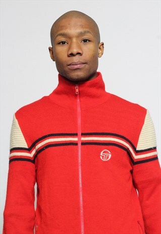 VINTAGE SERGIO TACCHINI LOGO JUMPER RED
