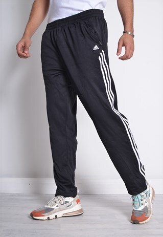 black shell tracksuit bottoms