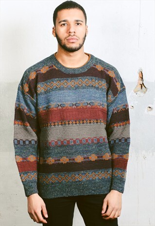 VINTAGE PATTERNED JUMPER