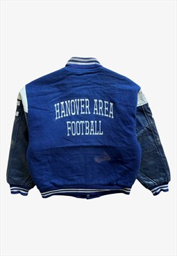 Vintage 80s Ripon Hanover Area Football Leather Jacket