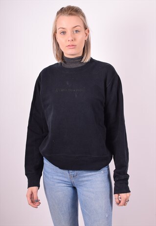 CALVIN KLEIN WOMENS VINTAGE SWEATSHIRT JUMPER MEDIUM 90S