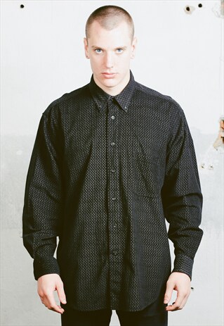 VINTAGE PATTERNED CORDUROY SHIRT