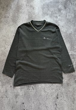 Vintage Gianni Versace V Neck Jumper Pullover