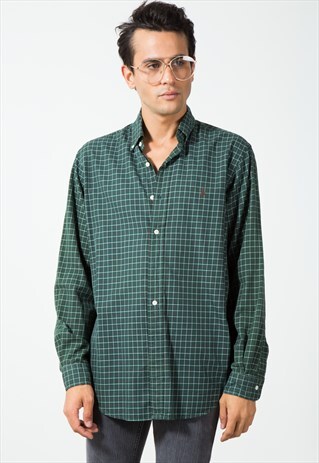 VINTAGE POLO RALPH LAUREN SHIRT / S5455
