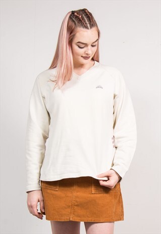 VINTAGE 90'S ADIDAS CREAM SWEATSHIRT SWEATER
