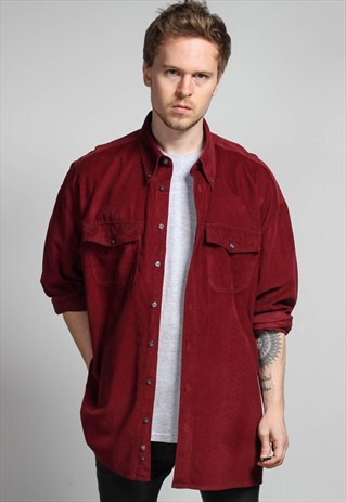 VINTAGE OVERSIZED CORDUROY SHIRT