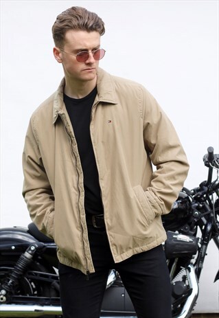 TOMMY HILFIGER USA LINED HARRINGTON JACKET