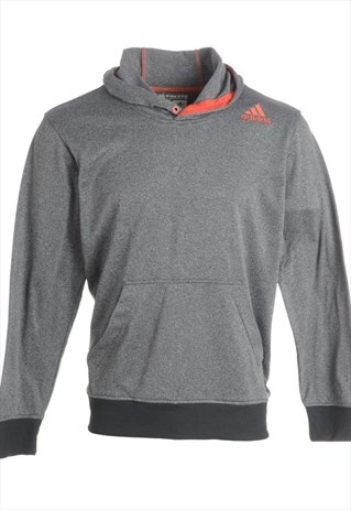 1990S ADIDAS HOODED SPORTS SWEATSHIRT - L